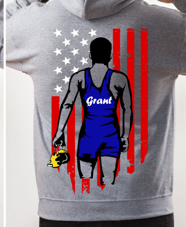 Custom Wrestler with Flag