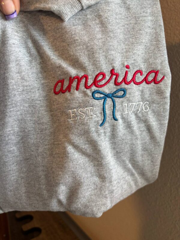 Embroidered America Est 1776 - Image 5