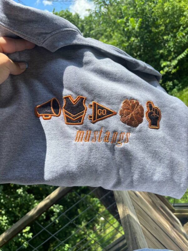 Cheer Life Embroidered Crew