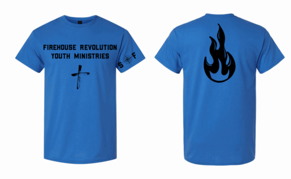 Firehouse Revolution Youth Ministries Tee - Blue - Image 2