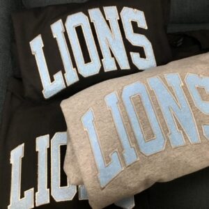 Lions Embroidered Crew